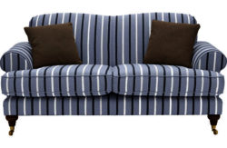 Heart of House Sherbourne Regular Fabric Sofa - Grey Stripe